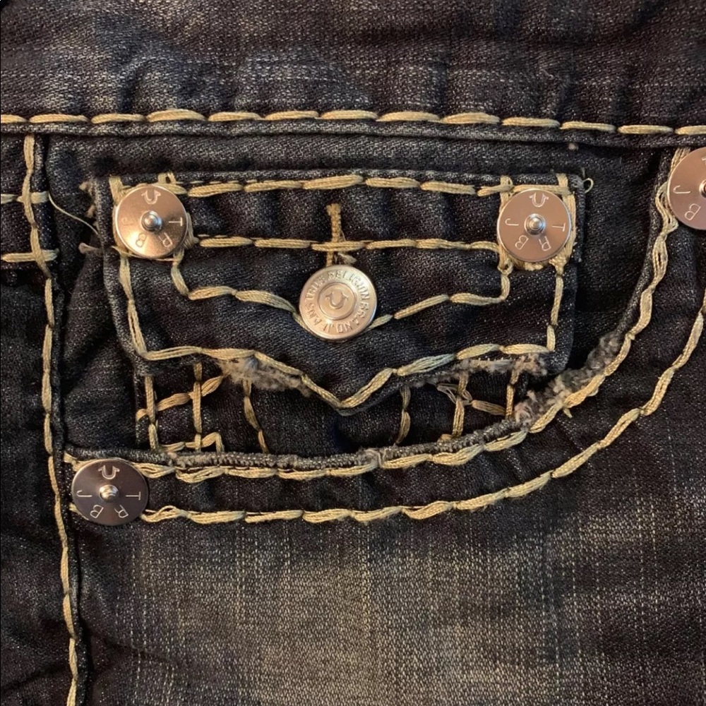 True Religion Men’s Super T Straight Jeans - Picture 5 of 8